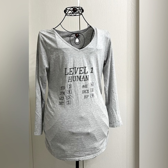Café Press Long Sleeve Maternity Shirt  Dungeons And Dragons Size Large - Picture 1 of 6
